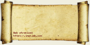 Jovana Živadinović vizit kartica